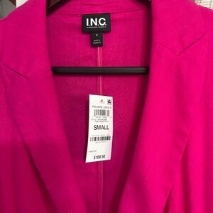 NWT INC. Notched collar double breasted blazer